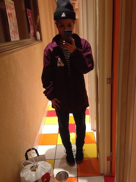 「palace」｜「アイテム（その他アウター）」を使った、ようにゃんさん（レディース・155cm）の秋コーディネート