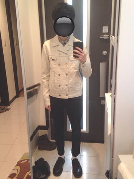 「LAD MUSICIAN（ラッドミュージシャン）のアイテム（デニムジャケット）」を使った、リッキーさん（メンズ・168cm）の秋コーディネート