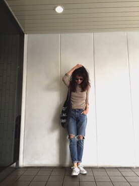 TOMOMI KANATAさん（レディース・161cm）の秋コーディネート