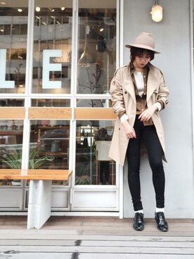 「S/S」｜TOMOMI KANATAさん（レディース・161cm）の冬コーディネート