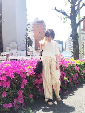 TOMOMI KANATAさん(レディース・162cm)の春コーディネート