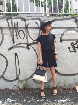 「SUBLIME（サブライム）のアイテム」を使った、TOMOMI KANATAさん（レディース・162cm）の夏コーディネート