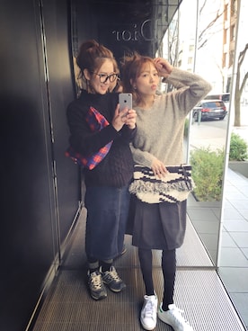 izuminさん（レディース・161cm）の冬コーディネート