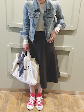 「ORNE（オルネ）のアイテム」を使った、izuminさん（レディース・161cm）の春コーディネート