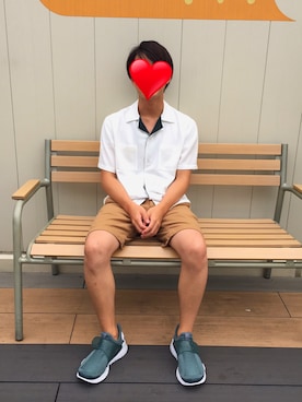 「417 EDIFICE（フォーワンセブンエディフィス）のアイテム（チノパンツ）」を使った、バルさん（メンズ・160cm）の夏コーディネート