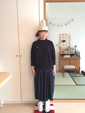 「スカーチョコーデ」｜𝚝𝚊𝚔𝚊𝚔𝚘さん（レディース・150cm）の秋コーディネート