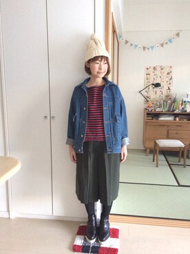 「AVOC(-)のアイテム(パンツ)」を使った、𝚝𝚊𝚔𝚊𝚔𝚘さん(レディース・150cm)の秋コーディネート