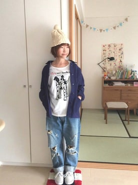 「SQUOVAL（スクオーバル）のアイテム」を使った、𝚝𝚊𝚔𝚊𝚔𝚘さん（レディース・150cm）の秋コーディネート