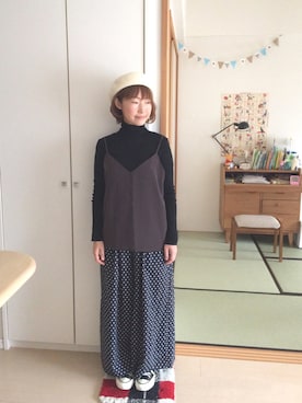 「アイテム（その他、ブルー系）」を使った、𝚝𝚊𝚔𝚊𝚔𝚘さん（レディース・150cm）の秋コーディネート