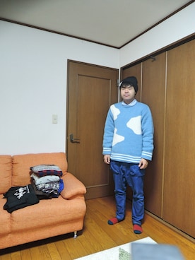 「青空」｜「アイテム（帽子）」を使った、Masato.Uさん（メンズ・165cm）の秋コーディネート