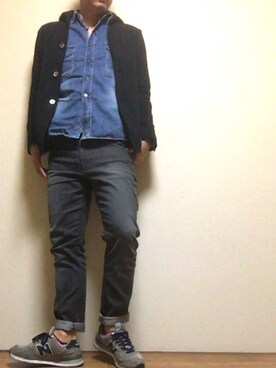 「SHIPS（シップス）のアイテム（ブルゾン）」を使った、yasu@さん（メンズ・175cm）の春コーディネート