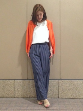 「journal standard L'essage（ジャーナルスタンダードレサージュ）のアイテム」を使った、journal standard L'essage 銀座店スタッフさん（レディース・164cm）の春コーディネート