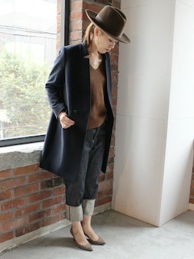 journal standard L'essage 銀座店スタッフさん（レディース・164cm）の秋コーディネート