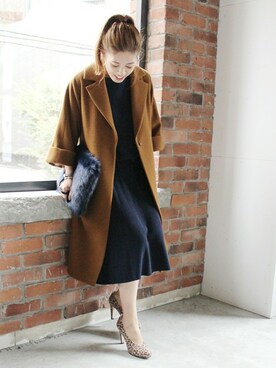 journal standard L'essage 銀座店スタッフさん(レディース・164cm)の秋コーディネート