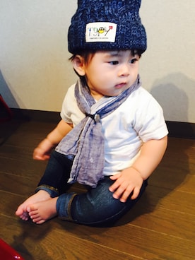 Allenさん（キッズ・70cm）の秋コーディネート