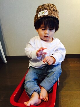 Allenさん（キッズ・70cm）の秋コーディネート