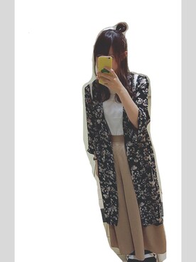 桃さん(レディース・163cm)の夏コーディネート