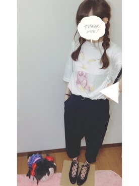 桃さん(レディース・163cm)の夏コーディネート