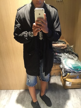  曾俊瑋さん（メンズ・174cm）の秋コーディネート