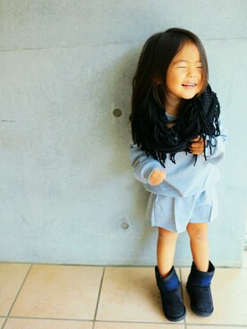 「スエット」｜hinanoさん（キッズ・90cm）の秋コーディネート