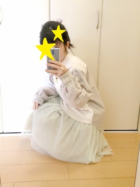 「バレンタインデートスタイル」｜「アイテム（スウェット）」を使った、ノルリさん（レディース・146cm）の冬コーディネート