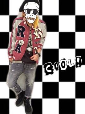 「RNA（アールエヌエー）のアイテム（ノーカラージャケット）」を使った、ぱぴぷぺぽさん（レディース・155cm）の秋コーディネート