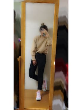 「アイテム（ファンデーション）」を使った、ぽんさん（レディース・153cm・10代）の秋コーディネート