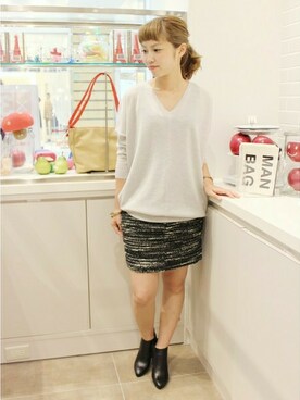 イエナスローブ川崎　スタッフさん（レディース・157cm）の秋コーディネート