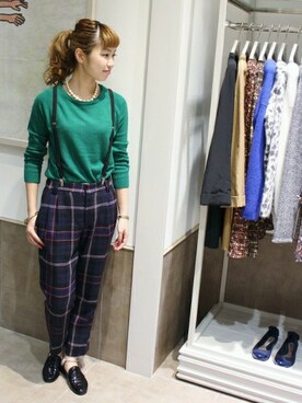 イエナスローブ川崎 スタッフさん(レディース・157cm)の秋コーディネート