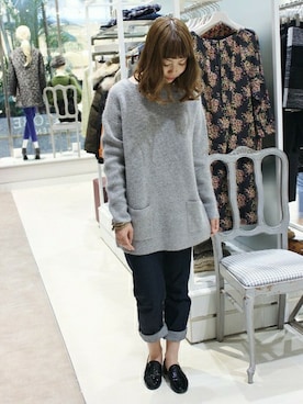 イエナスローブ川崎　スタッフさん（レディース・157cm）の秋コーディネート