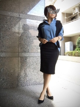 「PANERAI（パネライ）のアイテム」を使った、micoさん（レディース・157cm）の秋コーディネート