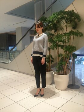 スタッフさん(レディース・169cm)の冬コーディネート