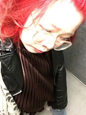 「アイテム（その他トップス、ブラウン系）」を使った、マロピンさん（レディース・155cm）の冬コーディネート