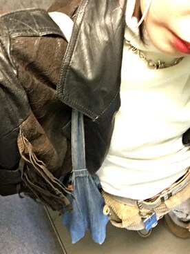 「Panamaboy（パナマボーイ）のアイテム（その他アウター）」を使った、マロピンさん（レディース・155cm）の冬コーディネート
