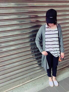 「九分褲」｜Yuさん（レディース・160cm）の秋コーディネート