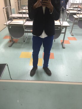 「TOMMY HILFIGER（トミーヒルフィガー）のアイテム（テーラードジャケット）」を使った、koooo_jiさん（メンズ・171cm）の秋コーディネート