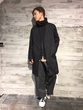 「ハロウィン」｜「アイテム（チェスターコート）」を使った、山川 翔平/HARE西宮ガーデンズさん（メンズ・170cm）の秋コーディネート