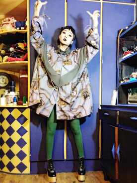 隋瑷莉-古着刺青さんのコーディネート