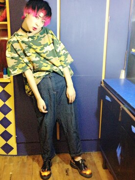 隋瑷莉-古着刺青さんのコーディネート