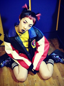 隋瑷莉-古着刺青さんのコーディネート