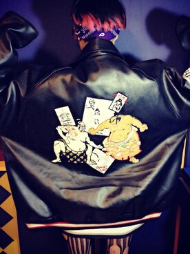 隋瑷莉-古着刺青さんのコーディネート