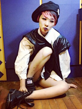 隋瑷莉-古着刺青さんのコーディネート