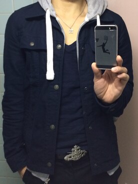 「Vivienne Westwood（ヴィヴィアンウエストウッド）のアイテム（ベルト、ブラック系）」を使った、大石 貴之さん（メンズ・175cm）の春コーディネート