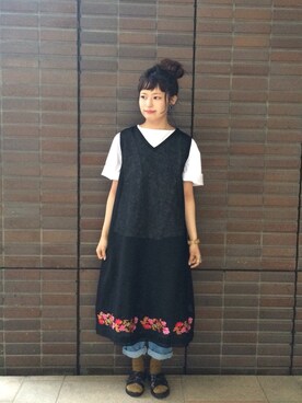 「kvell」｜bulle de savonさん（レディース・158cm）の夏コーディネート
