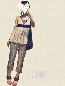 kmkmさん（レディース・162cm）の夏コーディネート