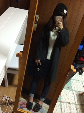 「ショッピング」｜「アイテム（その他シューズ）」を使った、aayanさん（レディース・154cm）の冬コーディネート