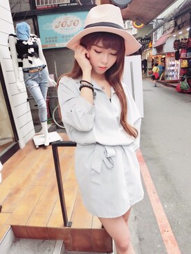 林奕岑さんのコーディネート