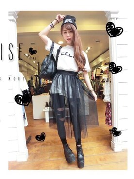 林奕岑さんのコーディネート