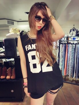 林奕岑さんのコーディネート