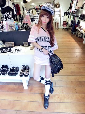 林奕岑さんのコーディネート